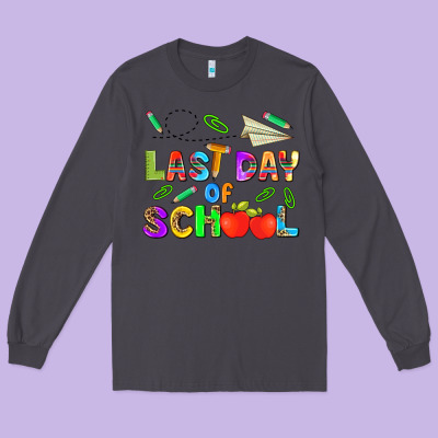 Last Day Of School Long Sleeve Tee Designed By Hra Design Shop