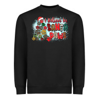 Black i believe in santa paws Heavyweight Sweatshirt - Zillion Design Studio