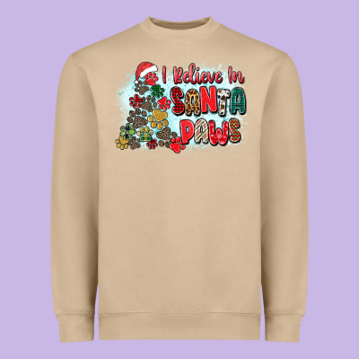 Heavyweight Sweatshirt i believe in santa paws