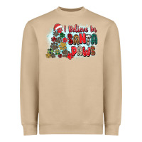 Mushroom i believe in santa paws Heavyweight Sweatshirt - Zillion Design Studio