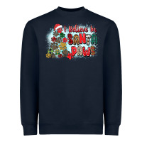 Navy i believe in santa paws Heavyweight Sweatshirt - Zillion Design Studio