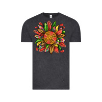Vintage Black watermelon sunflower Vintage Tee - texasbilliewilder