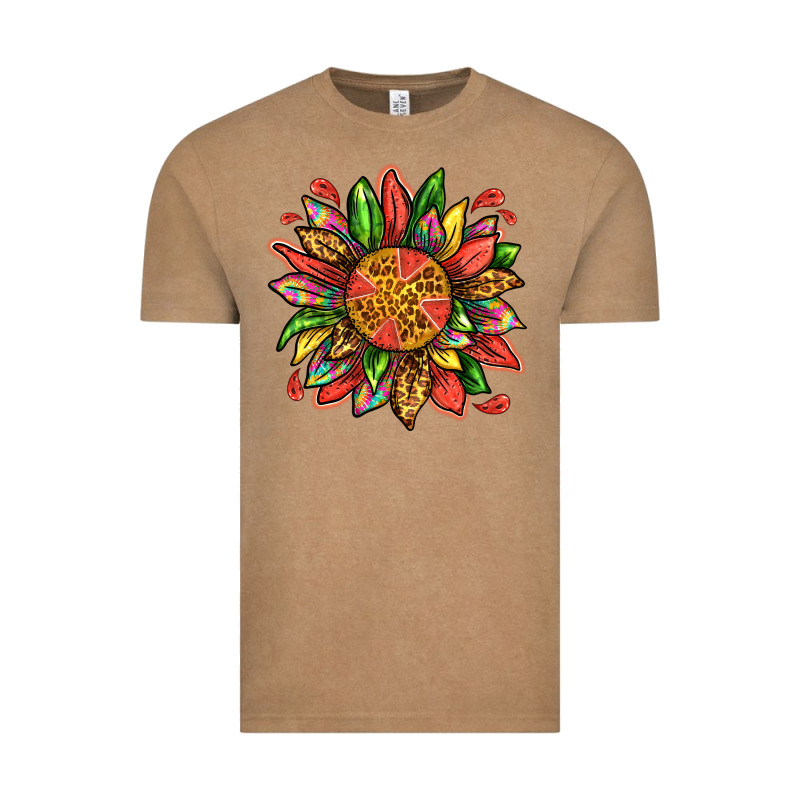 Watermelon Sunflower Vintage Tee by texasbilliewilder | Teevron