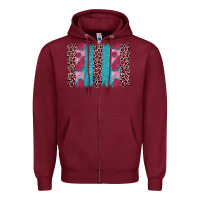 Burgundy valentines day leopard rose glitter brush stoke Zipper Hoodie - JahusDesignShop