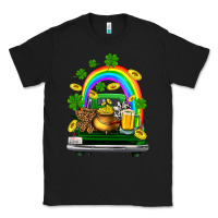 Black st patricks shamrock gold beer truck Classic Tee - FaDigitalArtStudio