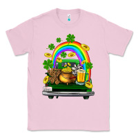Bubblegum Pink st patricks shamrock gold beer truck Classic Tee - FaDigitalArtStudio