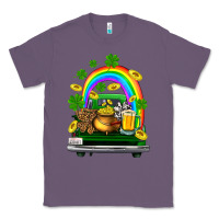 Lavender st patricks shamrock gold beer truck Classic Tee - FaDigitalArtStudio