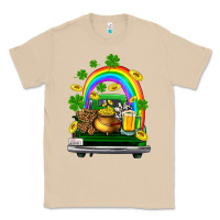 Mushroom st patricks shamrock gold beer truck Classic Tee - FaDigitalArtStudio