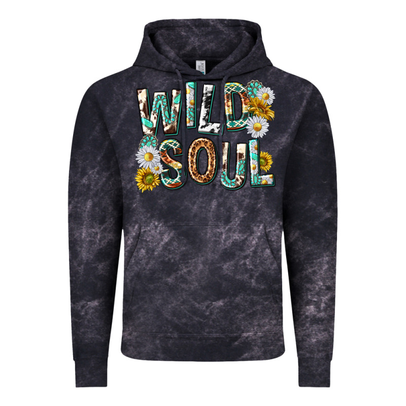 Western Wild Soul With Sunflowers Vintage Hoodie by texasbilliewilder | Teevron