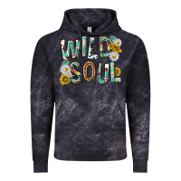 Cloud Black western wild soul with sunflowers Vintage Hoodie - texasbilliewilder