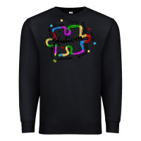 Black autism teacher pencil Premium Sweatshirt - MaliasSmallBusiness