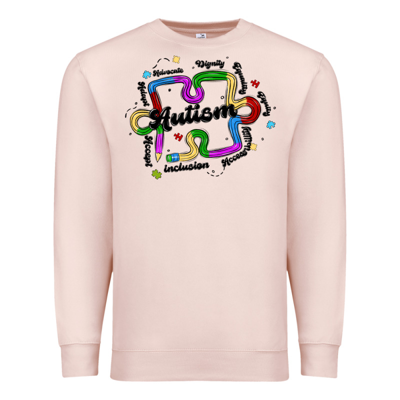 Autism Teacher Pencil Premium Sweatshirt by MaliasSmallBusiness | Teevron