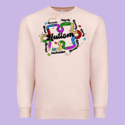Autism Teacher Pencil Premium Sweatshirt Designed By Maliassmallbusiness