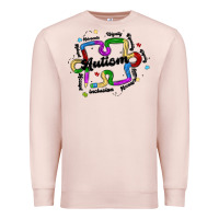 Pale Pink autism teacher pencil Premium Sweatshirt - MaliasSmallBusiness