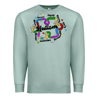 Seafoam autism teacher pencil Premium Sweatshirt - MaliasSmallBusiness