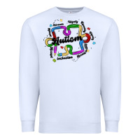 White autism teacher pencil Premium Sweatshirt - MaliasSmallBusiness