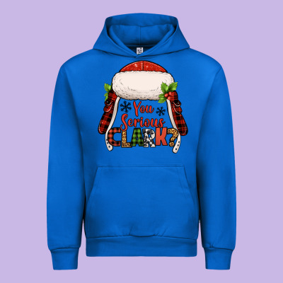 Western You Serious Clark Christmas Urban Hoodie Designed By Jasminsmagicworld