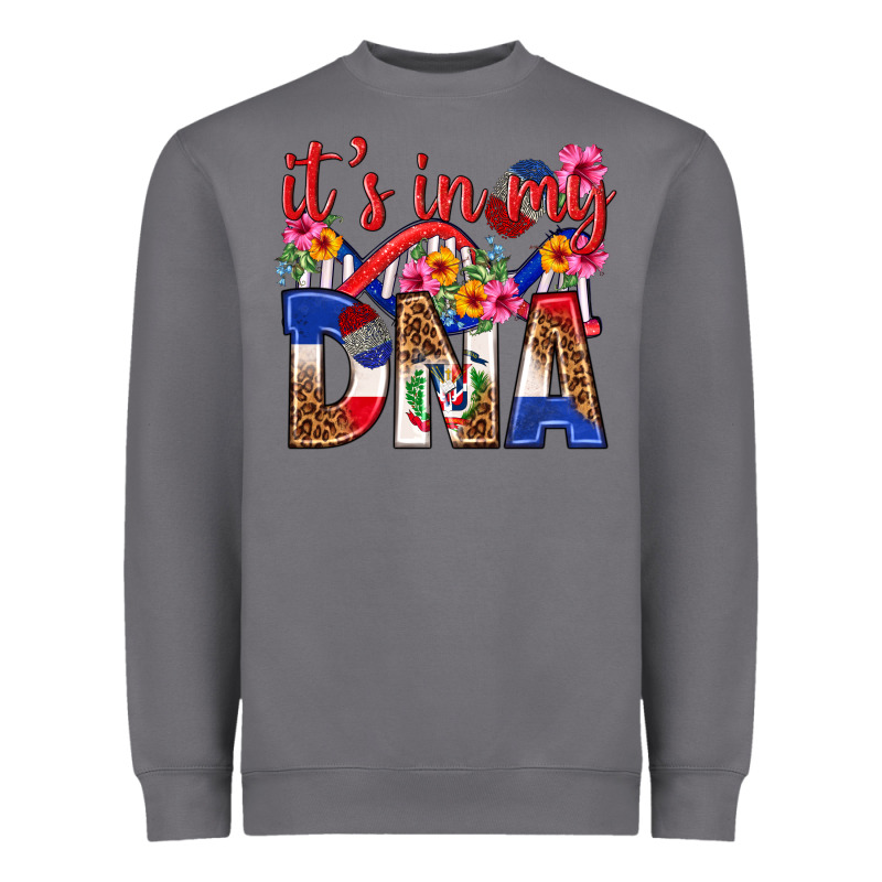 Its In My Dna Dominican Republic Heavyweight Sweatshirt by texasbilliewilder | Teevron