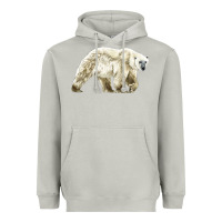 Moon Dust Polar Bear Heavyweight Hoodie - LillyAllenDesigns