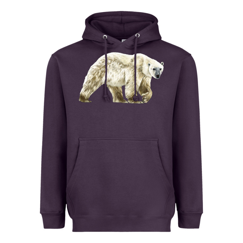 Polar Bear Heavyweight Hoodie by LillyAllenDesigns | Teevron