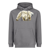 Storm Polar Bear Heavyweight Hoodie - LillyAllenDesigns