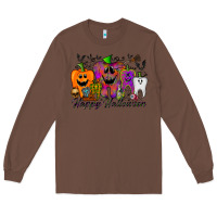 Chestnut happy halloween tooth Long Sleeve Tee - RacoonDesign