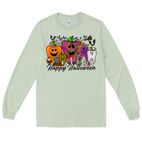 Matcha happy halloween tooth Long Sleeve Tee - RacoonDesign
