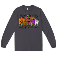 Smoke happy halloween tooth Long Sleeve Tee - RacoonDesign