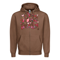Chestnut one loved teacher Zipper Hoodie - JahusDesignShop