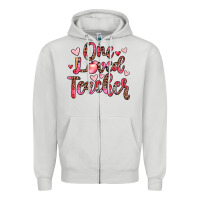 Dove Grey one loved teacher Zipper Hoodie - JahusDesignShop