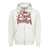 Oatmeal Heather one loved teacher Zipper Hoodie - JahusDesignShop