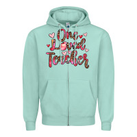 Seafoam one loved teacher Zipper Hoodie - JahusDesignShop