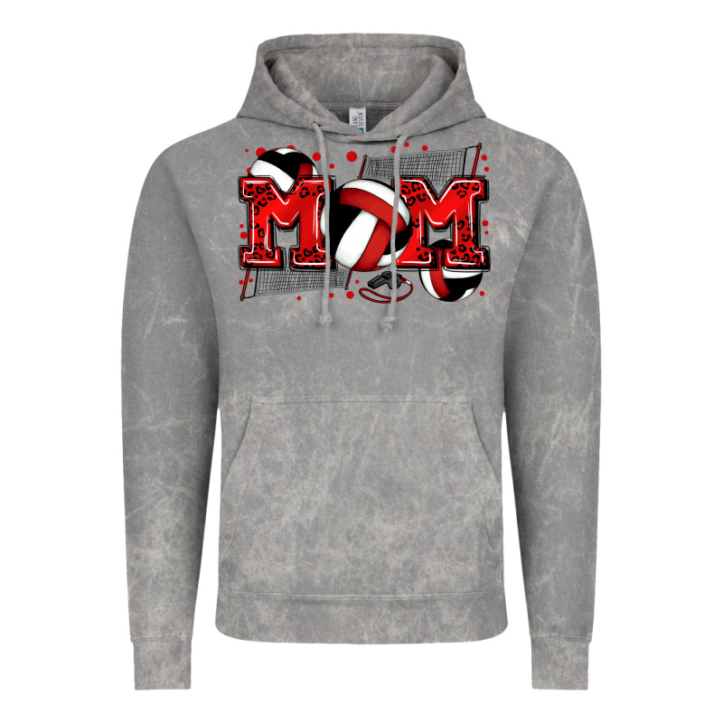 Mom Volleyball Vintage Hoodie by Zillion Design Studio | Teevron