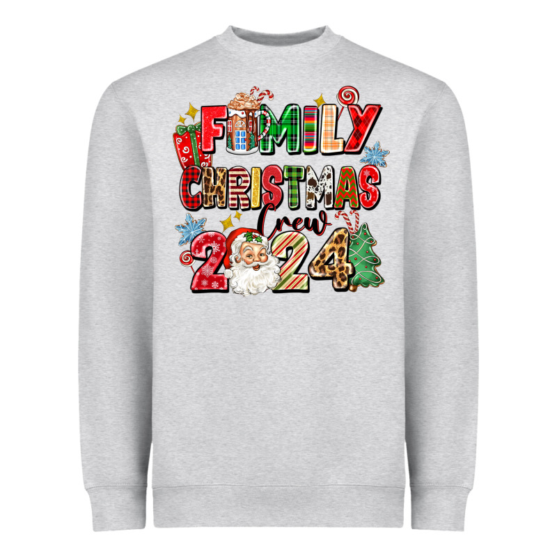Family Christmas Crew 2024 Heavyweight Sweatshirt by Zillion Design Studio | Teevron