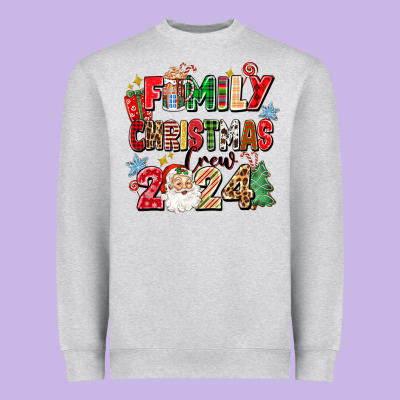 Heavyweight Sweatshirt family christmas crew 2024