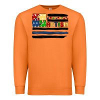 Carrot autism usa flag Premium Sweatshirt - MaliasSmallBusiness