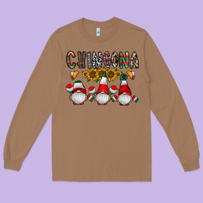 Chingona Long Sleeve Tee Designed By Cowhidedigitalart