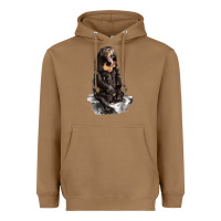 Toasted Coconut Malayan Sun Bear Heavyweight Hoodie - LillyAllenDesigns