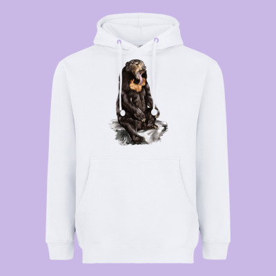 Malayan Sun Bear Heavyweight Hoodie Designed By Lillyallendesigns