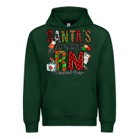 Forest Green santa's favorite rn Urban Hoodie - Jasminsmagicworld