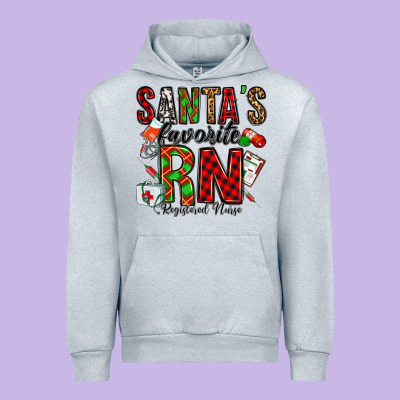 Santa's Favorite Rn Urban Hoodie Designed By Jasminsmagicworld