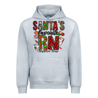 Heather Grey santa's favorite rn Urban Hoodie - Jasminsmagicworld