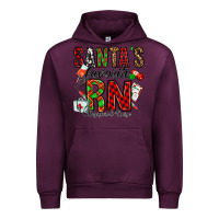 Mauve Wine santa's favorite rn Urban Hoodie - Jasminsmagicworld