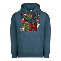 Pigment Midnight Navy santa's favorite rn Urban Hoodie - Jasminsmagicworld