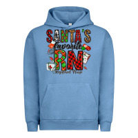 Pigment Pebble Blue santa's favorite rn Urban Hoodie - Jasminsmagicworld
