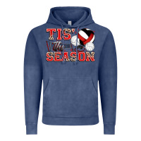 Vintage Denim tis' the season volleyball Vintage Hoodie - Zillion Design Studio