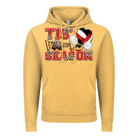 Vintage Mustard tis' the season volleyball Vintage Hoodie - Zillion Design Studio