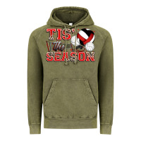 Vintage Olive tis' the season volleyball Vintage Hoodie - Zillion Design Studio