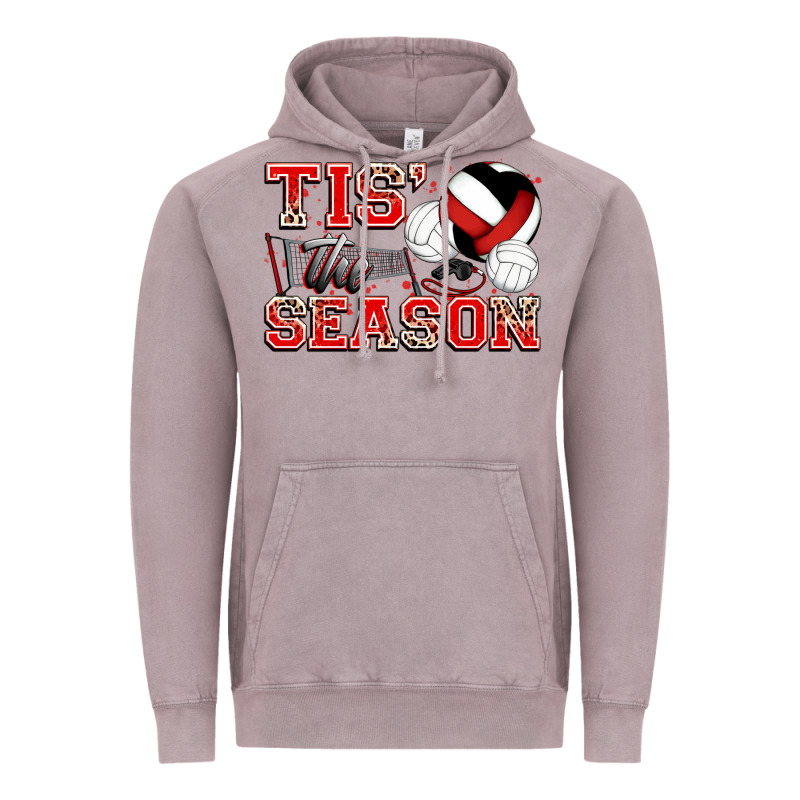 Tis' The Season Volleyball Vintage Hoodie by Zillion Design Studio | Teevron