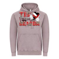 Vintage Zinc tis' the season volleyball Vintage Hoodie - Zillion Design Studio